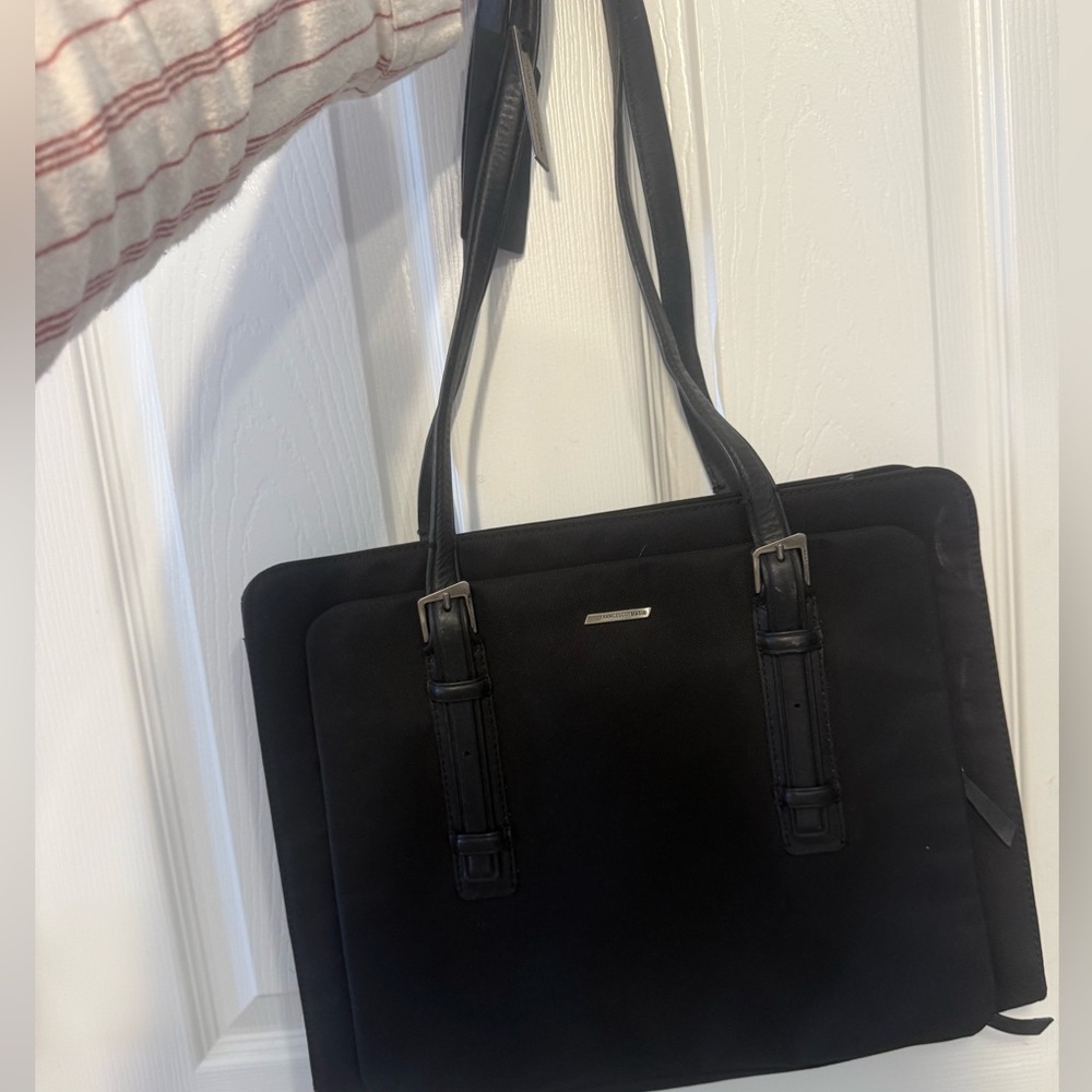Francesco Biasia Black Leather Handbag